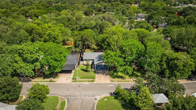 7801 Elderberry Dr, Austin, TX 78745 - drone / aerial view of a forest
