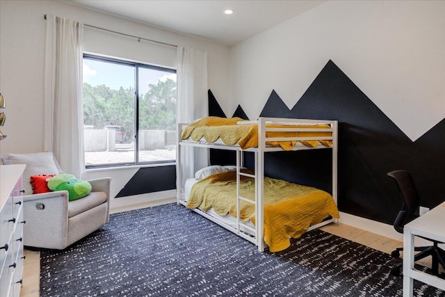 8009 Golden Oaks Ln, Austin, TX 78737 - bedroom featuring recessed lighting and wood finished floors