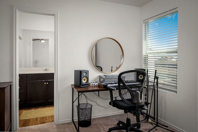 175 Amber Gln, Maxwell, TX 78656 - office area with baseboards