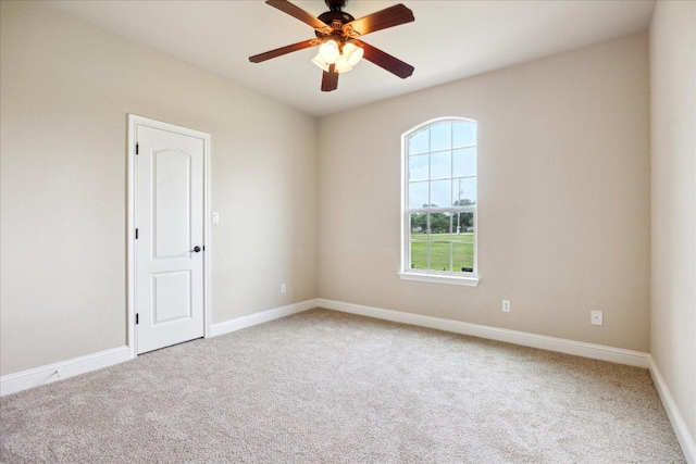 144 Escondido Dr, Del Valle, TX 78617 - spare room with carpet flooring and ceiling fan