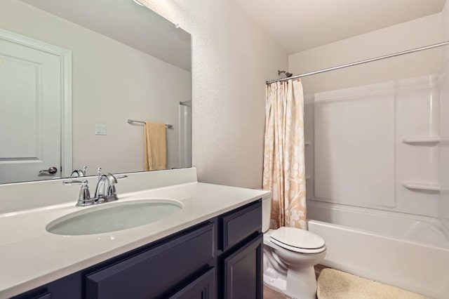 3025 Lions Tail St, Austin, TX 78728 - bathroom with vanity and shower / bath combination with curtain