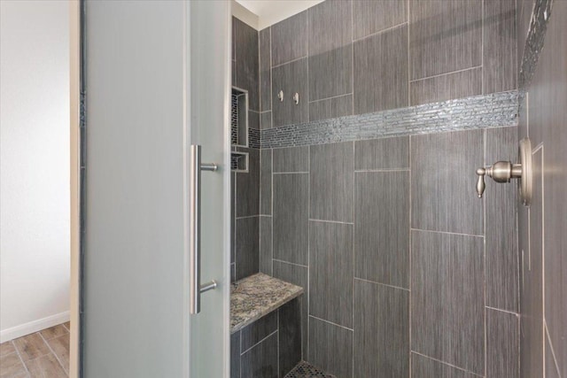102 Country View Way, Cedar Park, TX 78613 - full bath featuring a tile shower and baseboards