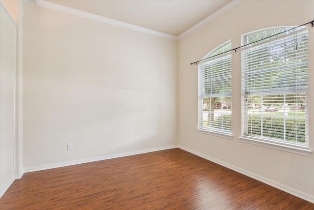 102 Country View Way, Cedar Park, TX 78613 - unfurnished room with wood finished floors and ornamental molding