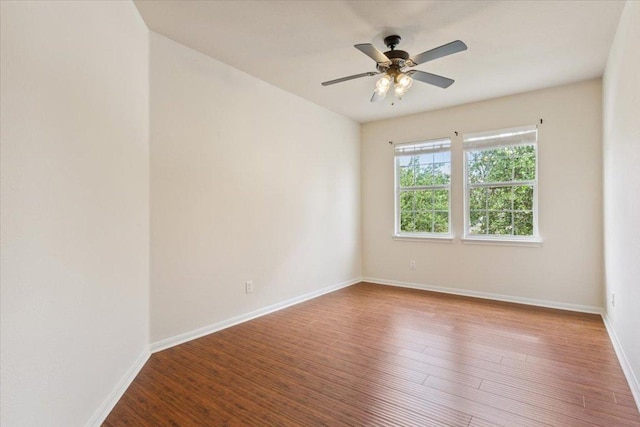 102 Country View Way, Cedar Park, TX 78613 - empty room with wood finished floors and ceiling fan