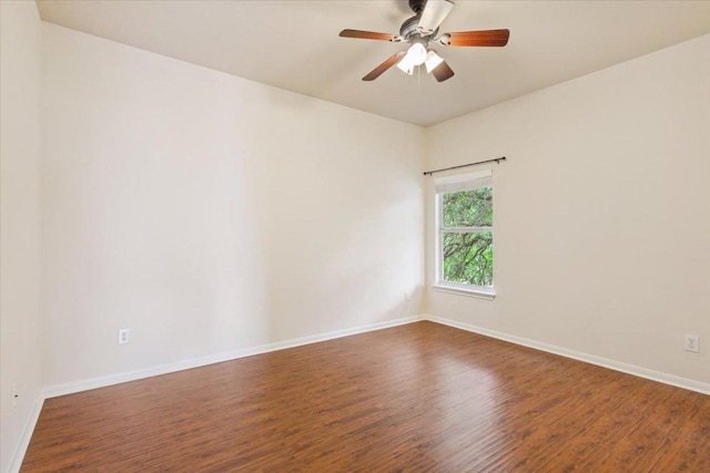 102 Country View Way, Cedar Park, TX 78613 - spare room featuring wood finished floors and a ceiling fan