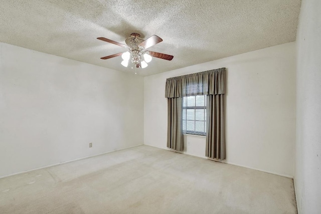 7546 Leafy Hollow Ct, Live Oak, TX 78233 - carpeted empty room with ceiling fan and a textured ceiling
