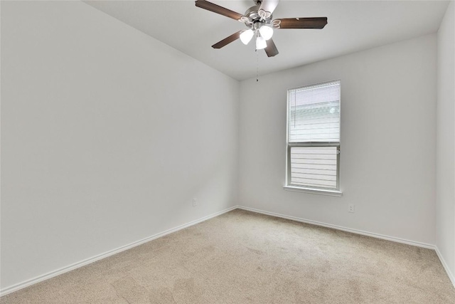 933 Oatmeal Dr, Pflugerville, TX 78660 - carpeted spare room featuring baseboards and a ceiling fan