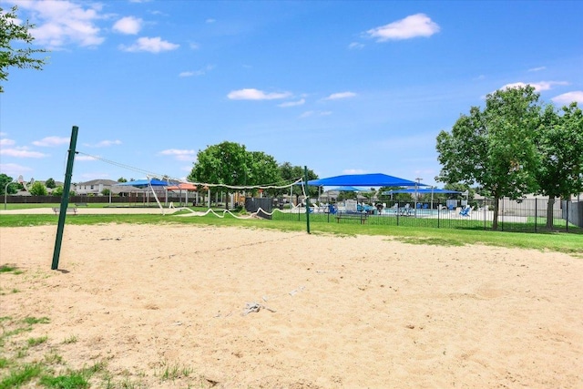 215 Peaceful Haven Way, Hutto, TX 78634 - view of property's community featuring volleyball court