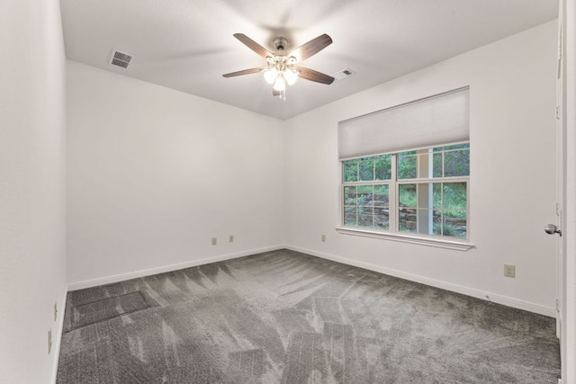 851 Stone Mountain Dr, Marble Falls, TX 78654 - carpeted empty room featuring a ceiling fan and baseboards