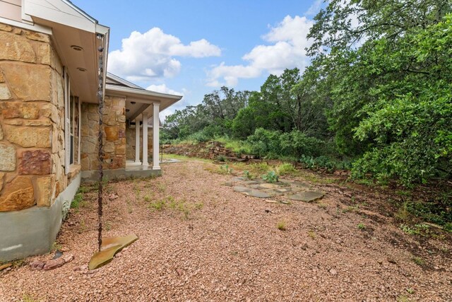 851 Stone Mountain Dr, Marble Falls, TX 78654 - view of yard