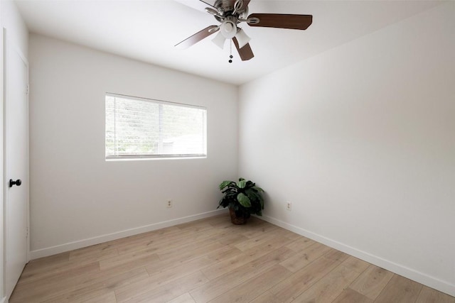 701 Mankato Dr, Austin, TX 78748 - spare room with light wood-style floors and ceiling fan