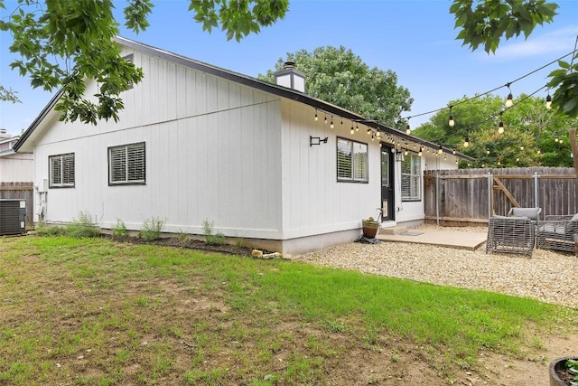 701 Mankato Dr, Austin, TX 78748 - rear view of house featuring a chimney and a patio