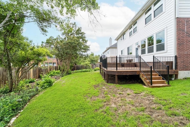 10504 Grand Oak Cir, Austin, TX 78750 - fenced backyard with a deck