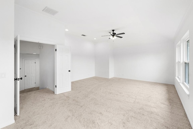 10504 Grand Oak Cir, Austin, TX 78750 - carpeted spare room with a ceiling fan and recessed lighting