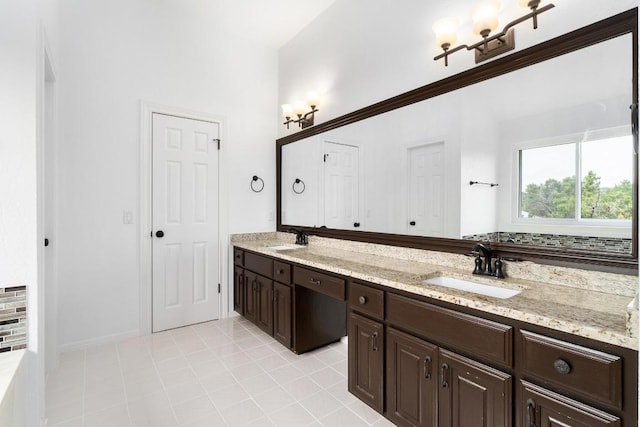 10504 Grand Oak Cir, Austin, TX 78750 - bathroom with double vanity