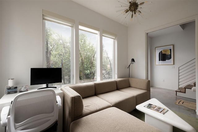 3100 Menchaca Rd Unit 10, Austin, TX 78704 - living area featuring stairway and carpet floors