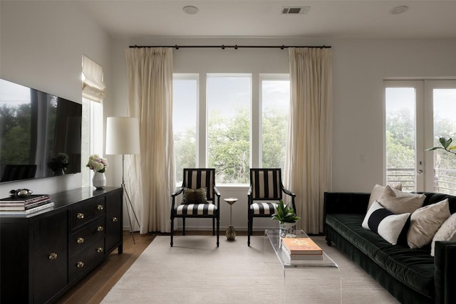 3100 Menchaca Rd Unit 10, Austin, TX 78704 - living room featuring healthy amount of natural light and dark wood-style floors