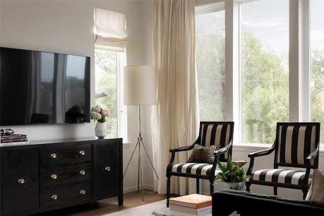 3100 Menchaca Rd Unit 10, Austin, TX 78704 - sitting room with wood finished floors