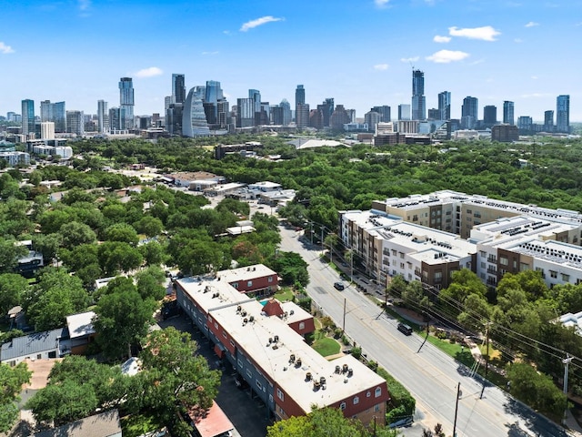 900 S Lamar Blvd Unit 304, Austin, TX 78704 - drone / aerial view of skyline