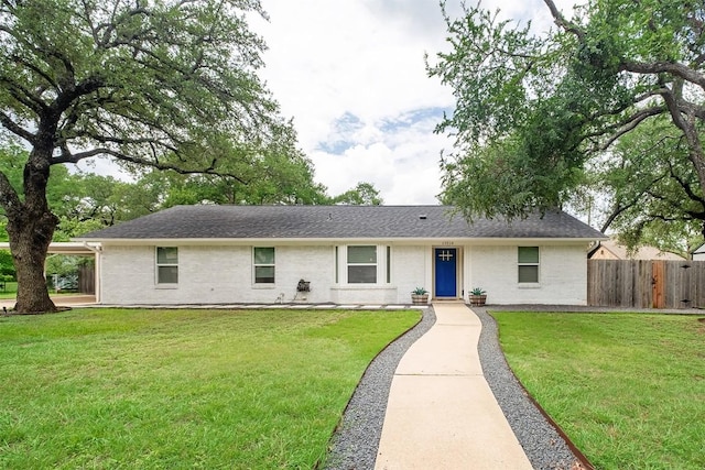 13516 Caldwell Dr, Austin, TX 78750 - ranch-style home with brick siding and a shingled roof