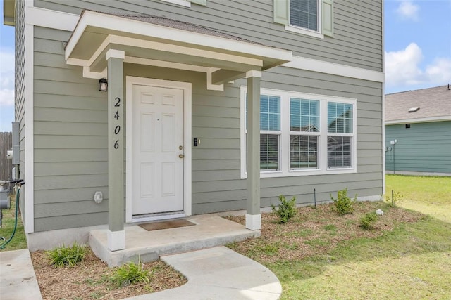 2406 Windrow Ln, Lockhart, TX 78644 - doorway to property with a yard