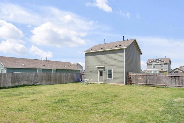 2406 Windrow Ln, Lockhart, TX 78644 - rear view of property featuring a fenced backyard