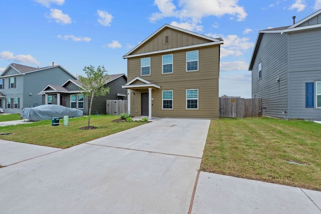17704 Oso Cv, Elgin, TX 78621 - view of front of home featuring driveway and board and batten siding