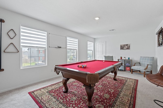 17704 Oso Cv, Elgin, TX 78621 - rec room with carpet floors and billiards