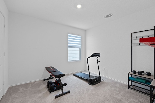 17704 Oso Cv, Elgin, TX 78621 - workout area with carpet and baseboards