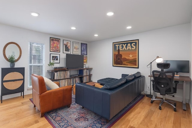 5820 Berkman Dr Unit 205, Austin, TX 78723 - office with light wood finished floors and recessed lighting
