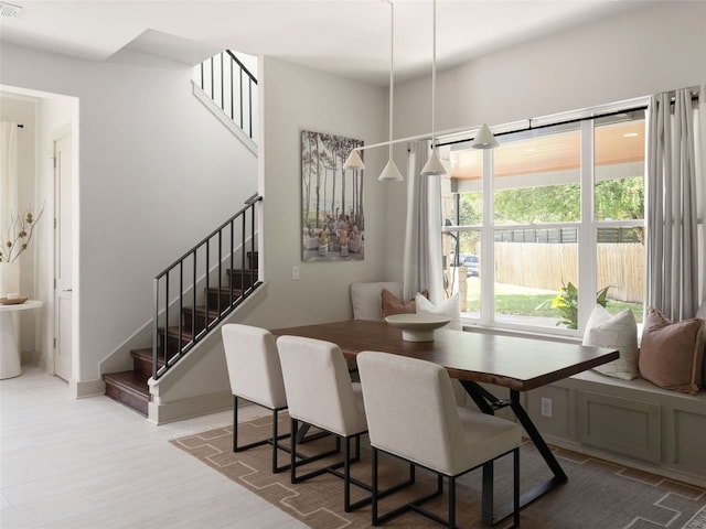5408 Prock Ln Unit A, Austin, TX 78721 - dining room featuring stairs