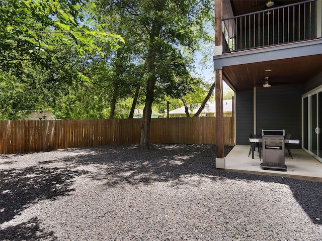 5408 Prock Ln Unit A, Austin, TX 78721 - view of yard with a patio area and a balcony