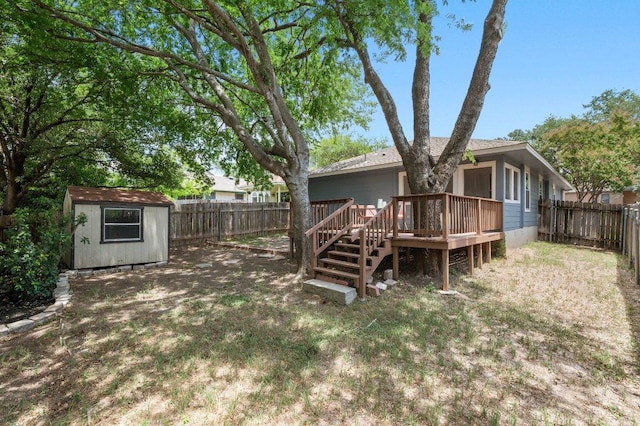 9273 Vigen Cir, Austin, TX 78748 - fenced backyard with a shed and a deck