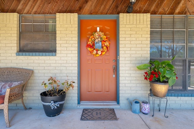 2700 County Road 224, Florence, TX 76527 - doorway to property with brick siding