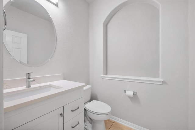 3213 Summer Canyon Dr, Austin, TX 78732 - bathroom with vanity and tile patterned flooring