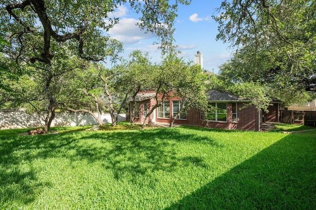 3213 Summer Canyon Dr, Austin, TX 78732 - view of fenced backyard