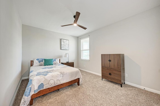 600 E Baylee Love Ln, Austin, TX 78717 - bedroom featuring light colored carpet and ceiling fan