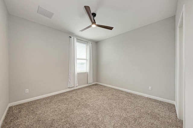 600 E Baylee Love Ln, Austin, TX 78717 - carpeted spare room featuring a ceiling fan and baseboards