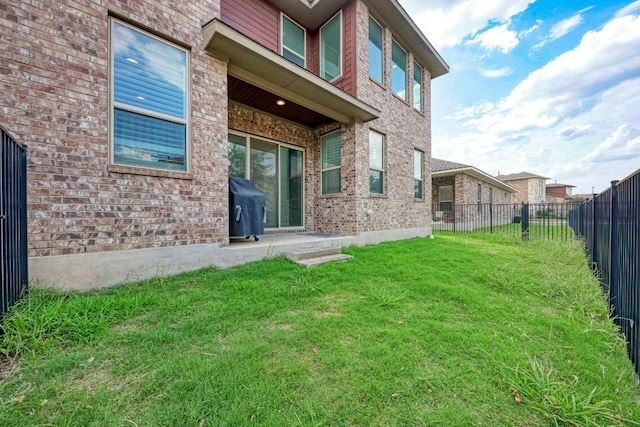 600 E Baylee Love Ln, Austin, TX 78717 - rear view of house with brick siding