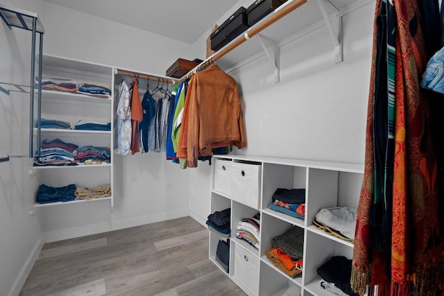 7625 Cayenne Ln, Austin, TX 78741 - spacious closet with wood finished floors