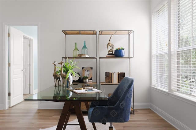 3406 Menchaca Rd Unit 14, Austin, TX 78704 - office space featuring wood finished floors and plenty of natural light