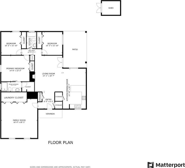 7604 Beinville Cv, Austin, TX 78749 - view of floor plan / room layout