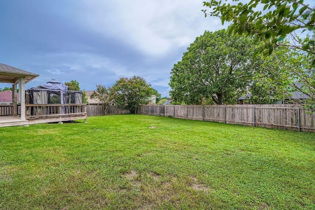 1506 Willow Bluff Dr, Pflugerville, TX 78660 - fenced backyard with a gazebo