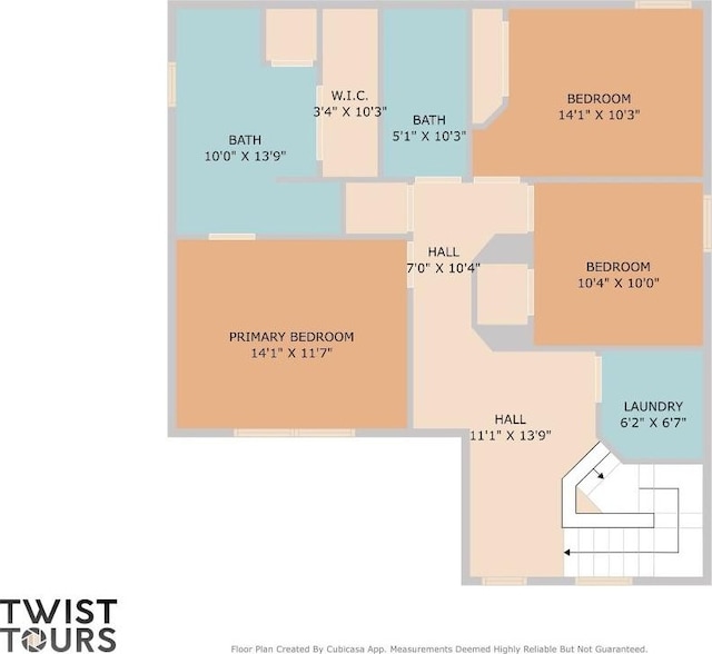 5809 Needle Nook Ct, Austin, TX 78744 - view of property floor plan
