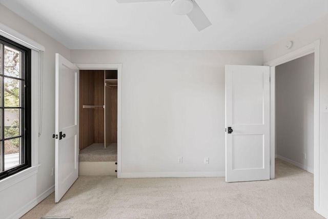 1118 Reagan Ter, Austin, TX 78704 - unfurnished bedroom with light carpet and a ceiling fan