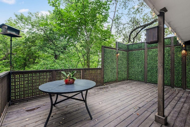1118 Reagan Ter, Austin, TX 78704 - view of wooden deck