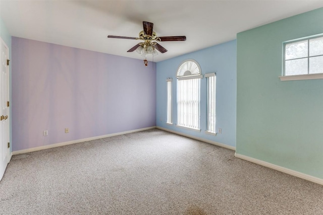601 Indian Run Dr, Pflugerville, TX 78660 - carpeted spare room with healthy amount of natural light and a ceiling fan