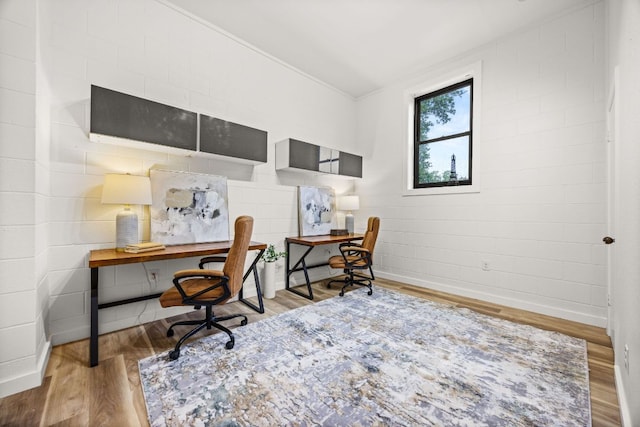3704 Laurel Ledge Ln, Austin, TX 78731 - office with wood finished floors
