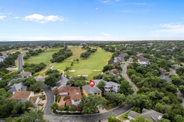 5715 Misty Hill Cv, Austin, TX 78759 - aerial view of property and surrounding area with nearby suburban area and a golf club