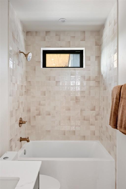 505 Philco Dr Unit 3, Austin, TX 78745 - bathroom featuring shower / tub combination and vanity